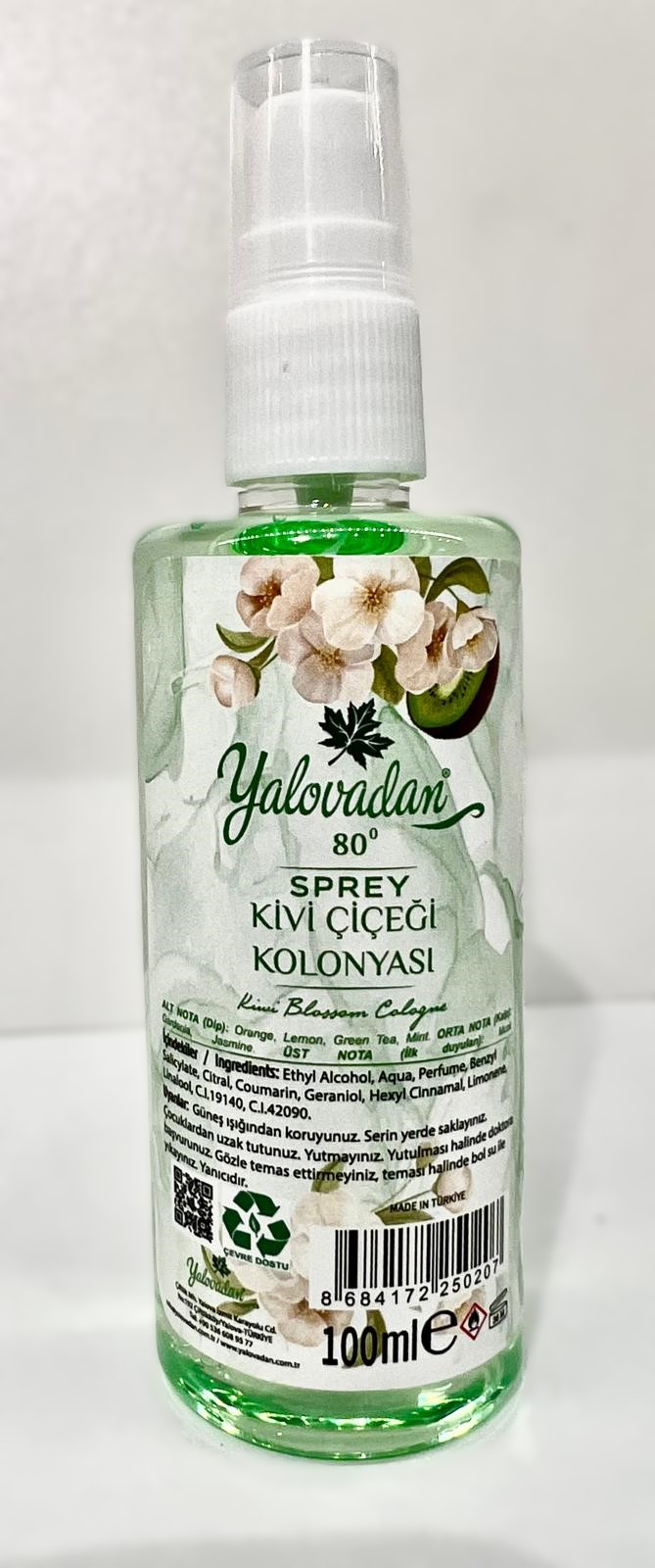 Kivi Çiçeği Kolonyası 100 ML Pet Şişe
