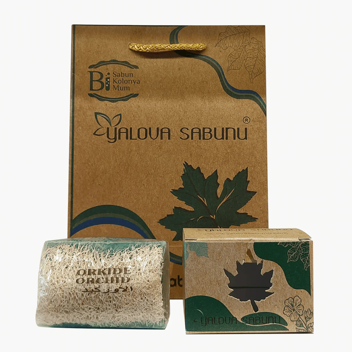 Orkide Özlü Kabak Lifli El Yapımı Doğal Sabun 120gr