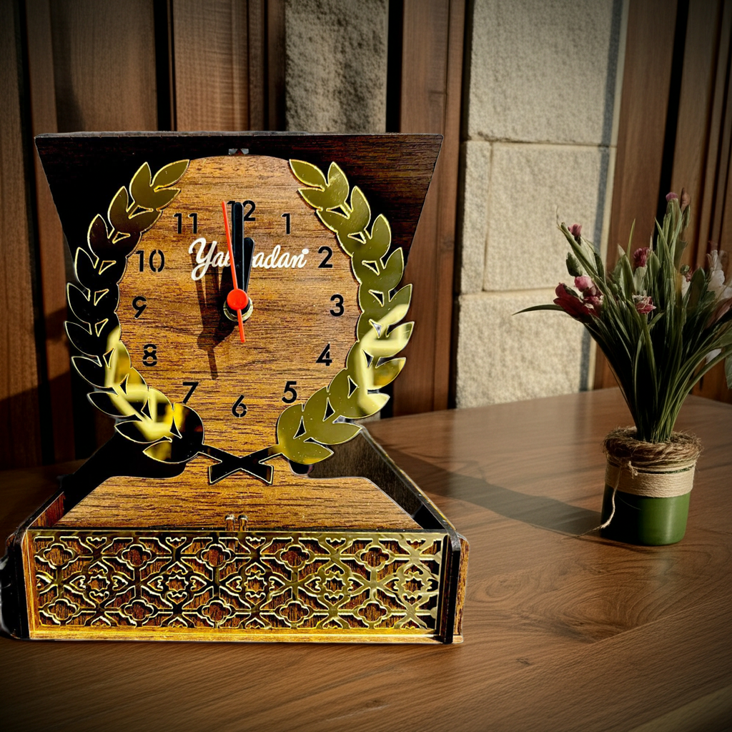 YALOVADAN ÇINAR YAPRAKLI KUTULU SAAT