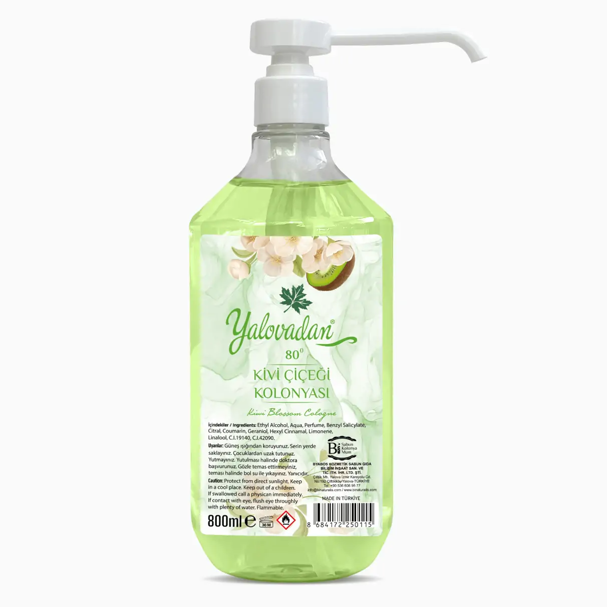 Kivi Çiçeği Kolonyası 800 ML Püskürtmeli